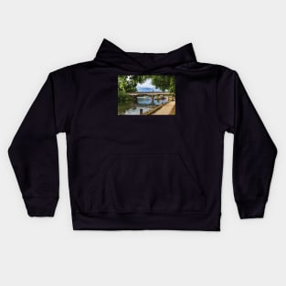 Goring on Thames Road Bridge Kids Hoodie